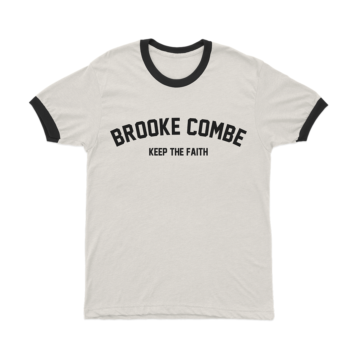 Brooke Combe - Keep The Faith Ringer T-Shirt